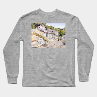 La Fuente De La Amapola Sacromonte Granada Long Sleeve T-Shirt